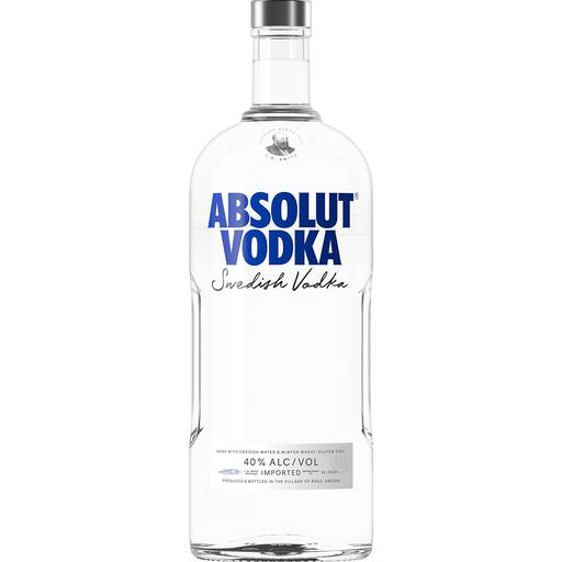 Order Absolut Vodka 1.75L 80 Proof (1.75 LTR) 1497 food online from Bevmo! store, Emeryville on bringmethat.com