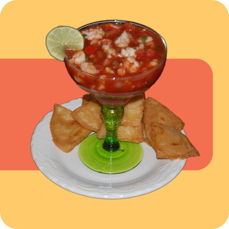 Order Coctel De Camarones food online from El Tikal Restaurant store, Lynn on bringmethat.com