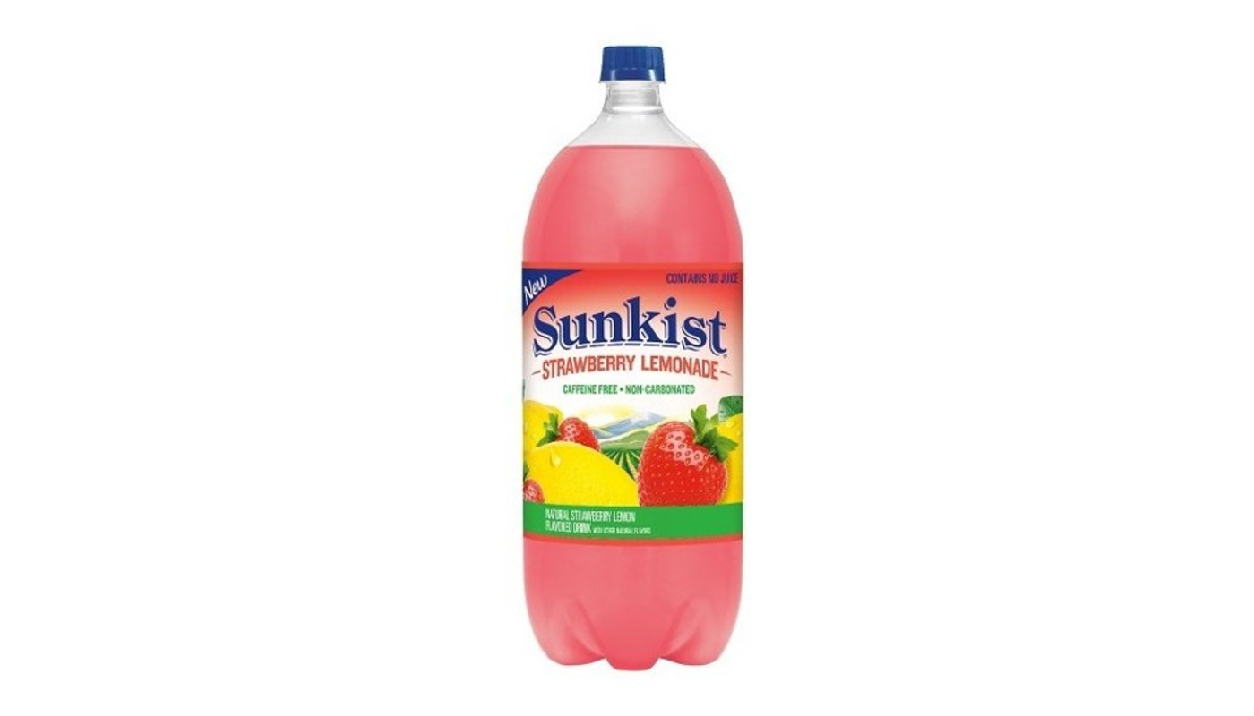 Order Sunkist Strawberry Lemonade 20oz Bottle food online from Robert Market store, Los Angeles on bringmethat.com