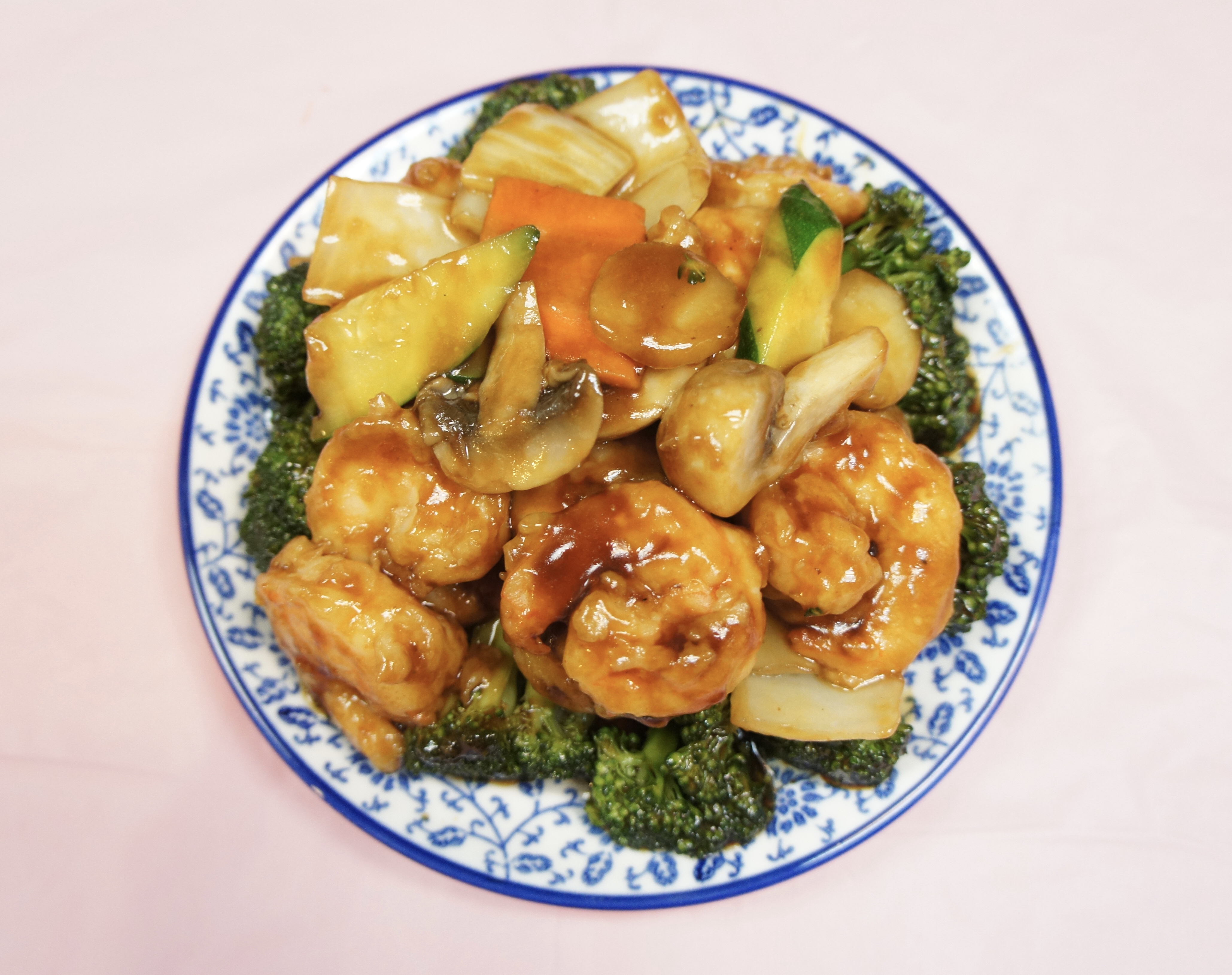 Order C19. Shrimp with Mixed Chinese Vegetable food online from Zhengs China Express store, Randallstown on bringmethat.com