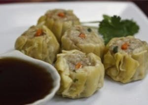 Order A12. Steamed Dumplings (5) ขนมจีบ food online from Amazing Thai Cuisine store, Broken Arrow on bringmethat.com