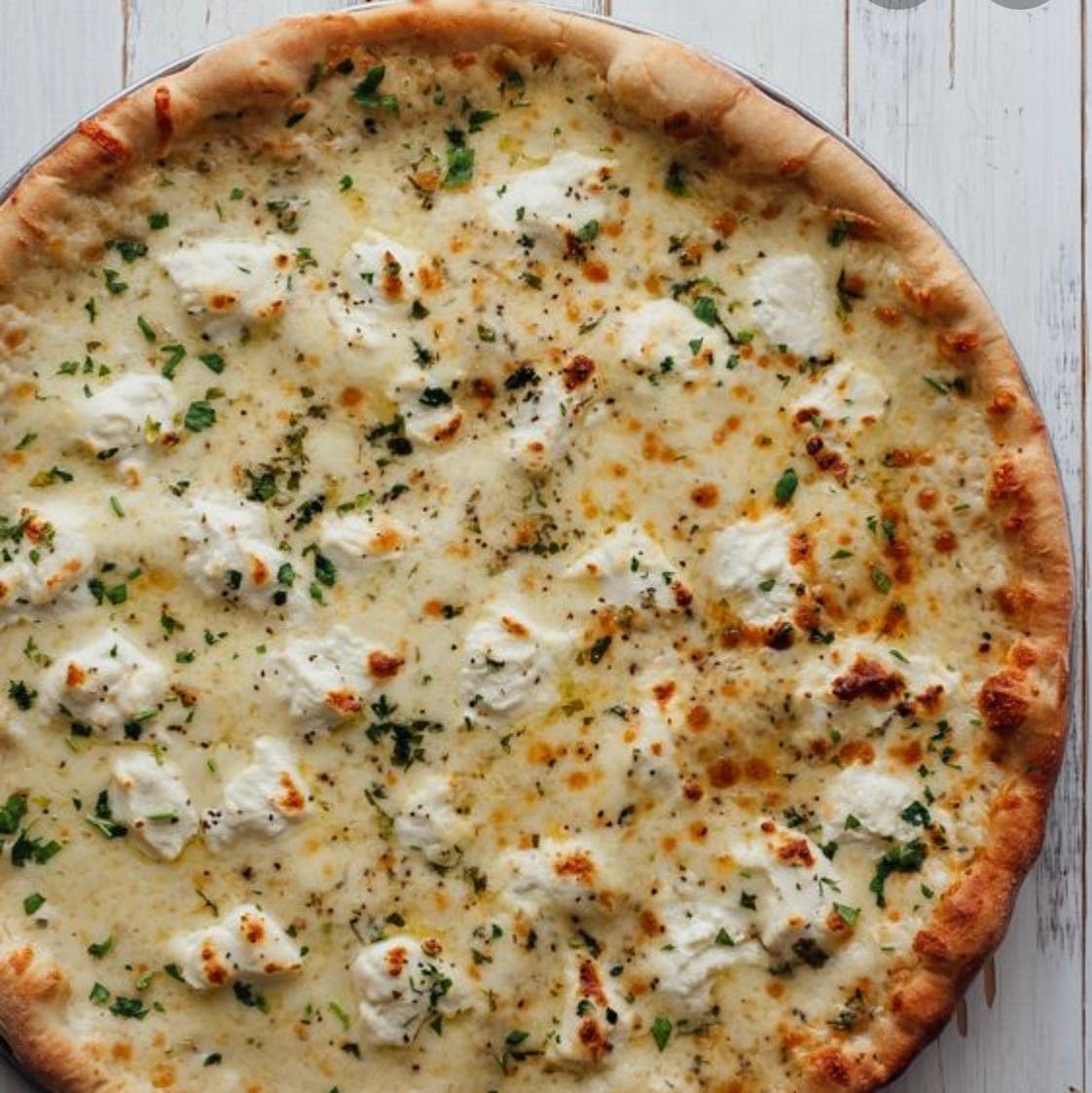 Order White Pizza - Medium 12" food online from Buongiorno Pizza store, Windsor Mill on bringmethat.com