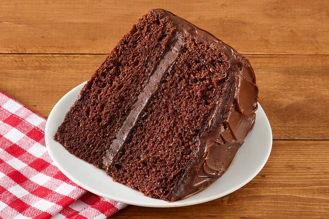 Order Chocolate Cake Slice food online from Portillo's Hot Dogs store, Villa Park on bringmethat.com