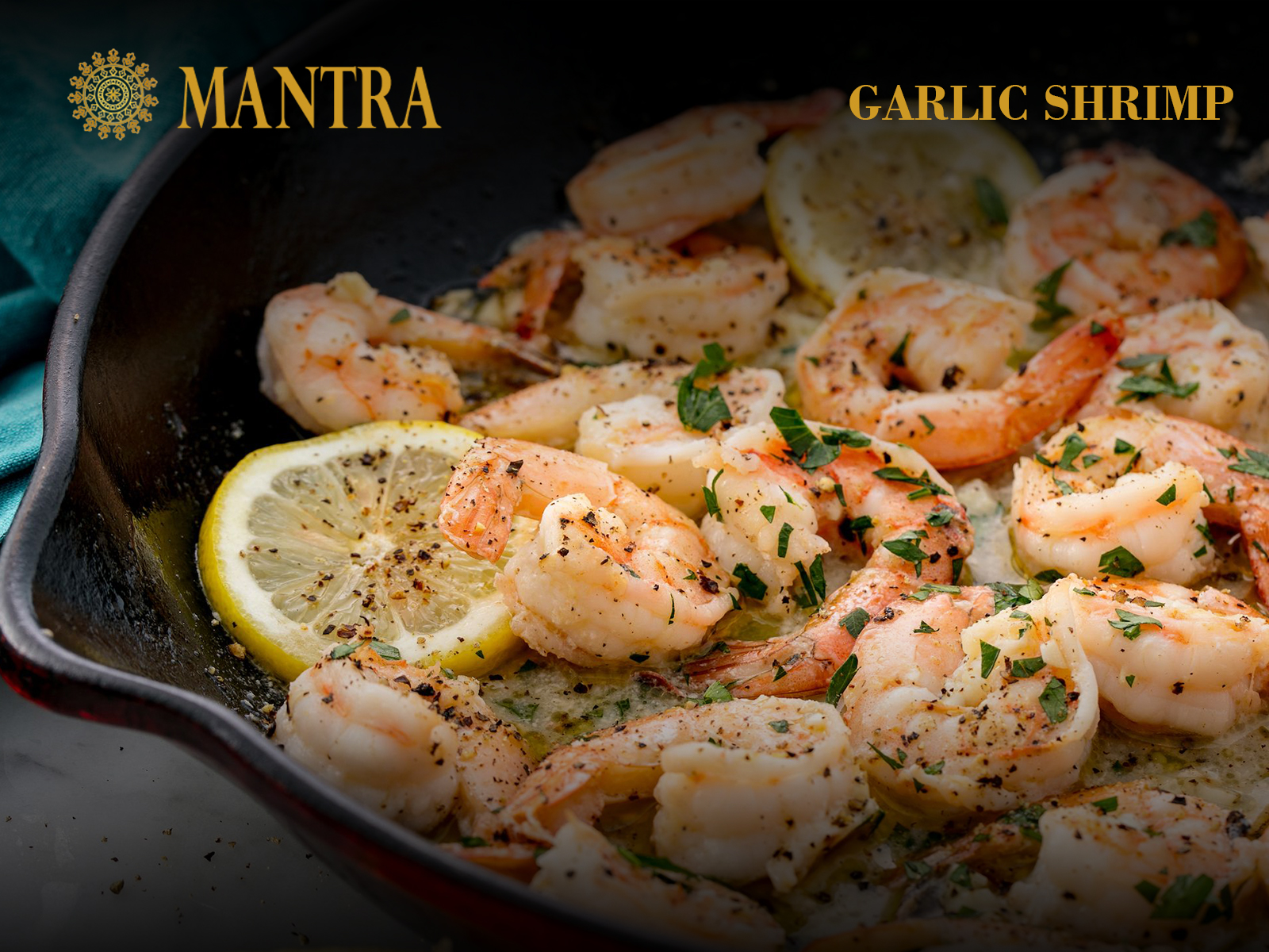 Order Garlic Shrimp food online from Mantra Authentic Indian Restaurant store, Jersey City on bringmethat.com
