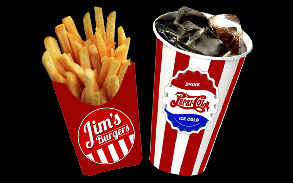 Order French Fries food online from Jim's Burgers store, Long Beach on bringmethat.com