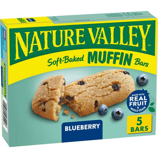 Order Nature Valley Blueberry Soft-Baked Muffin Bars, 5 CT food online from Cvs store, WEST COVINA on bringmethat.com