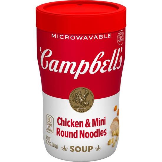 Order Campbell's Sipping Soup, Chicken & Mini Round Noodle Soup, 10.75 Oz Microwavable Cup food online from Cvs store, MADISON on bringmethat.com