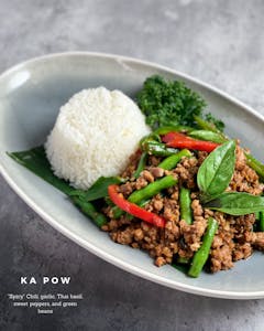 Order Ka Pow food online from Cha Yen Thai Cookery store, Watertown on bringmethat.com