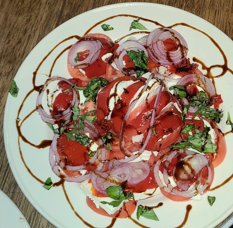 Order Caprese Salad - Salads food online from Rox 52 store, Plymouth on bringmethat.com
