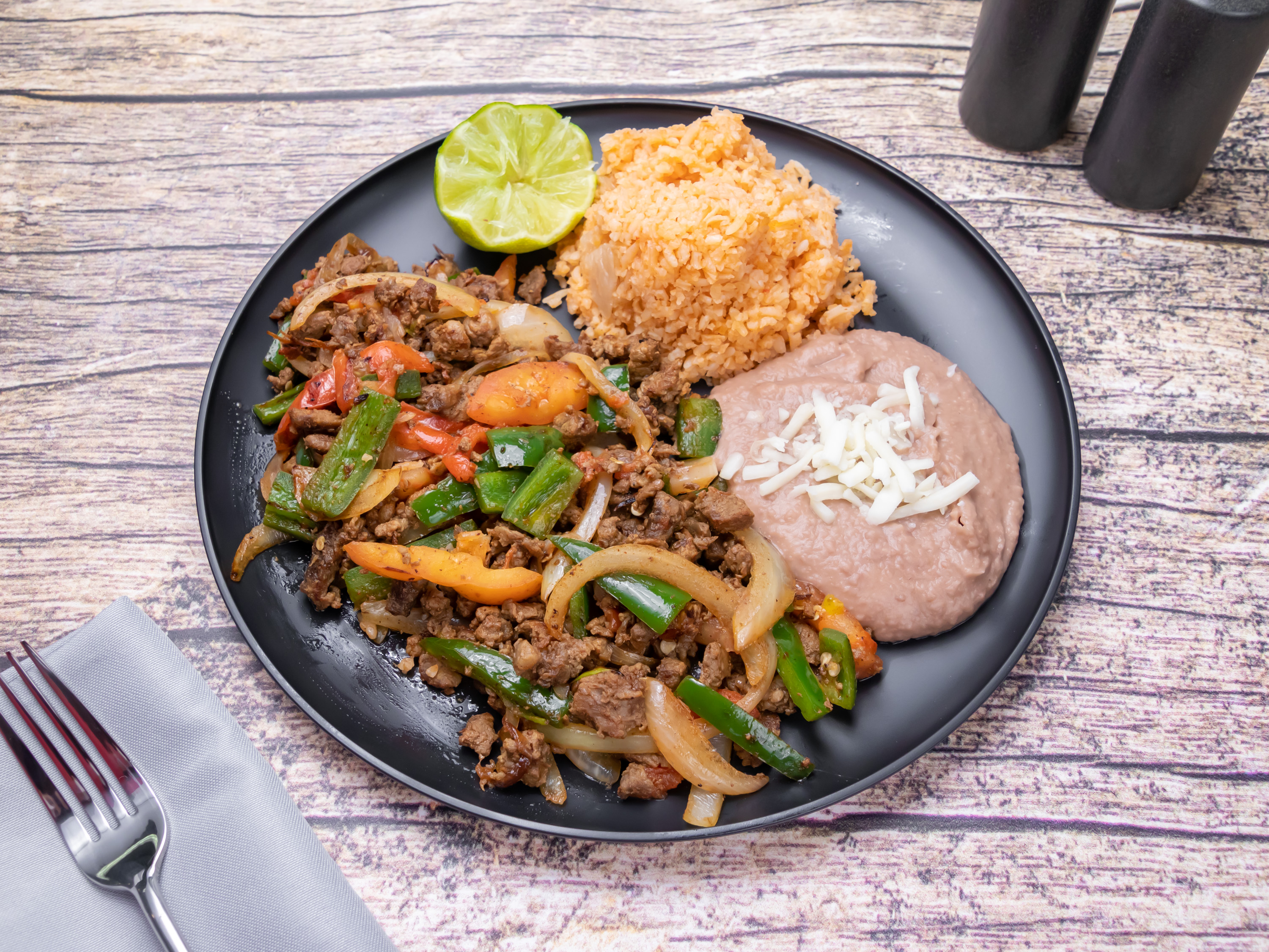 Order Carne Al Gusto food online from Lil Kiko Taqueria #5 store, Roswell on bringmethat.com