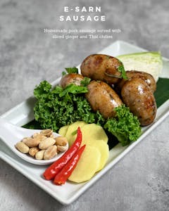Order E-Sarn Sausage food online from Cha Yen Thai Cookery store, Watertown on bringmethat.com
