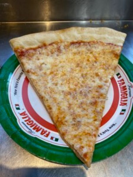 Order Cheese Slice food online from Famous famiglia pizza store, New York on bringmethat.com