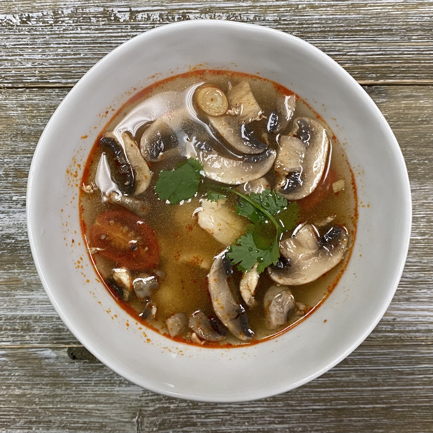 Order Chicken Tom Yum food online from La Ong Thai Bistro store, Herndon on bringmethat.com