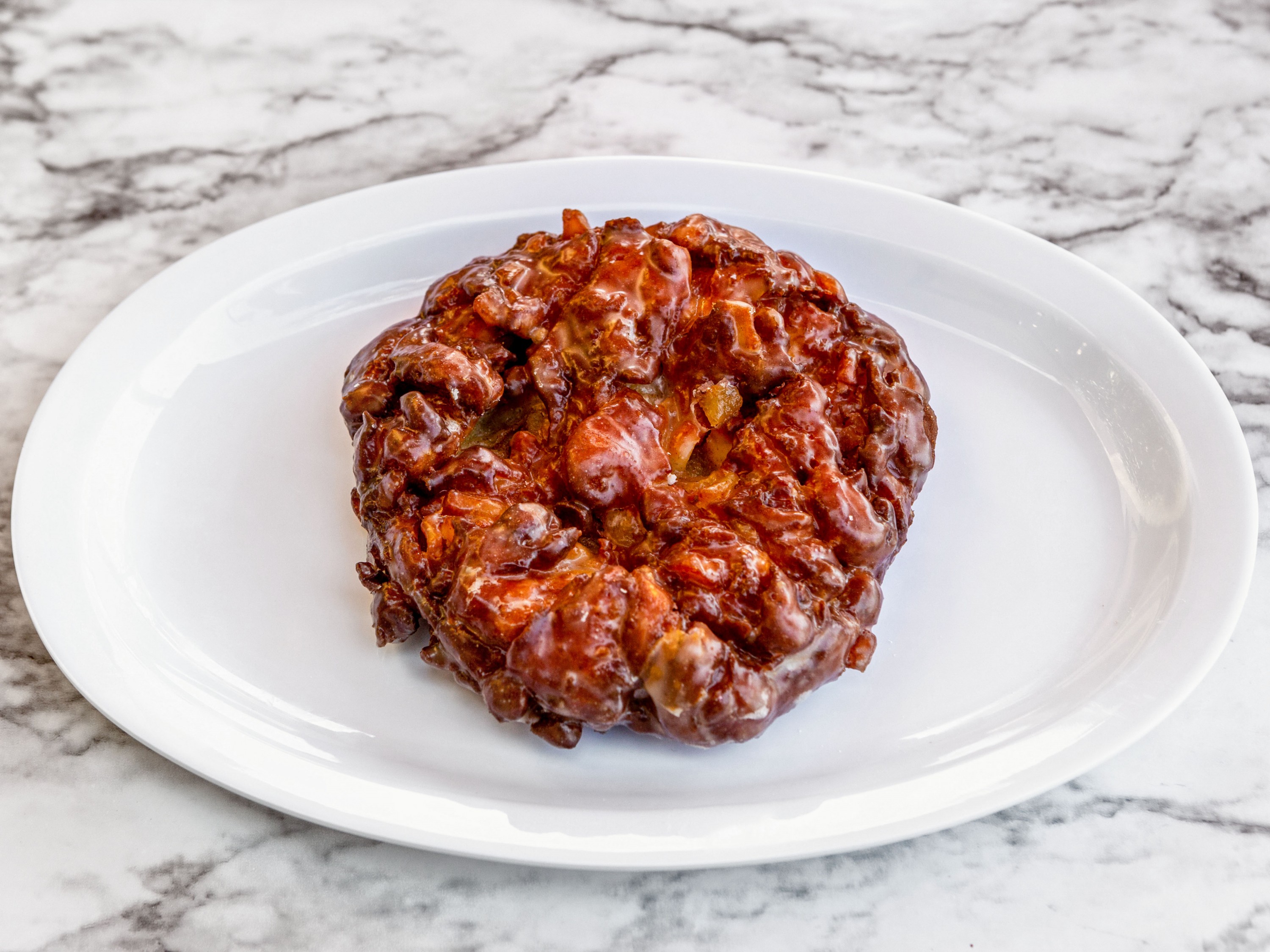 Order Apple Fritter Donut food online from The Ice Cream Shop store, Irvine on bringmethat.com