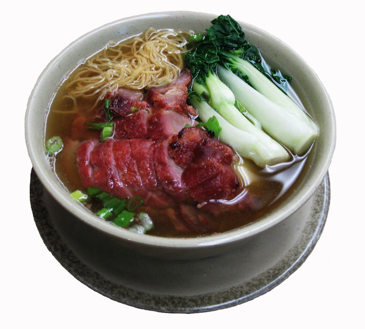 Order Wonton Noodle Soup with BBQ Pork -叉燒雲吞麵 food online from Grant Place store, San Francisco on bringmethat.com
