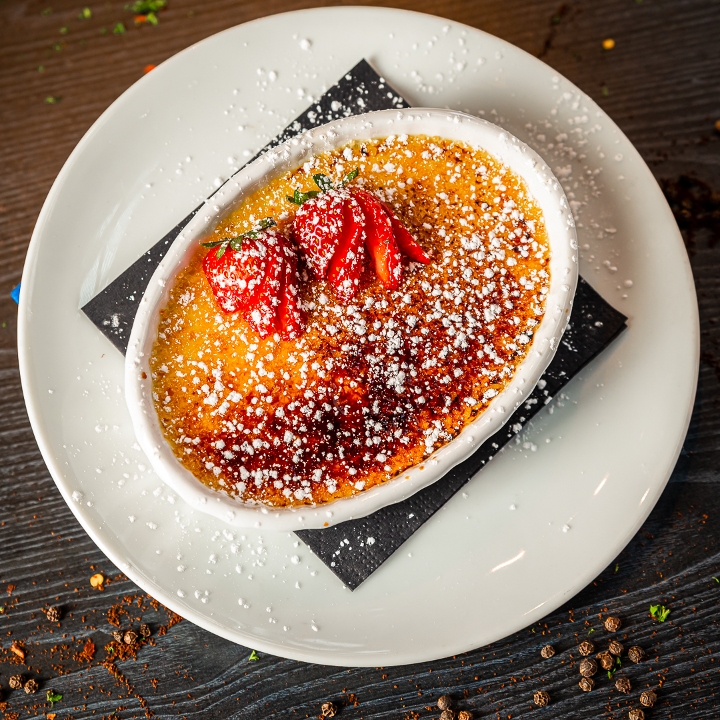 Order Cream Brulee food online from Tavern On The Point store, Chicago on bringmethat.com