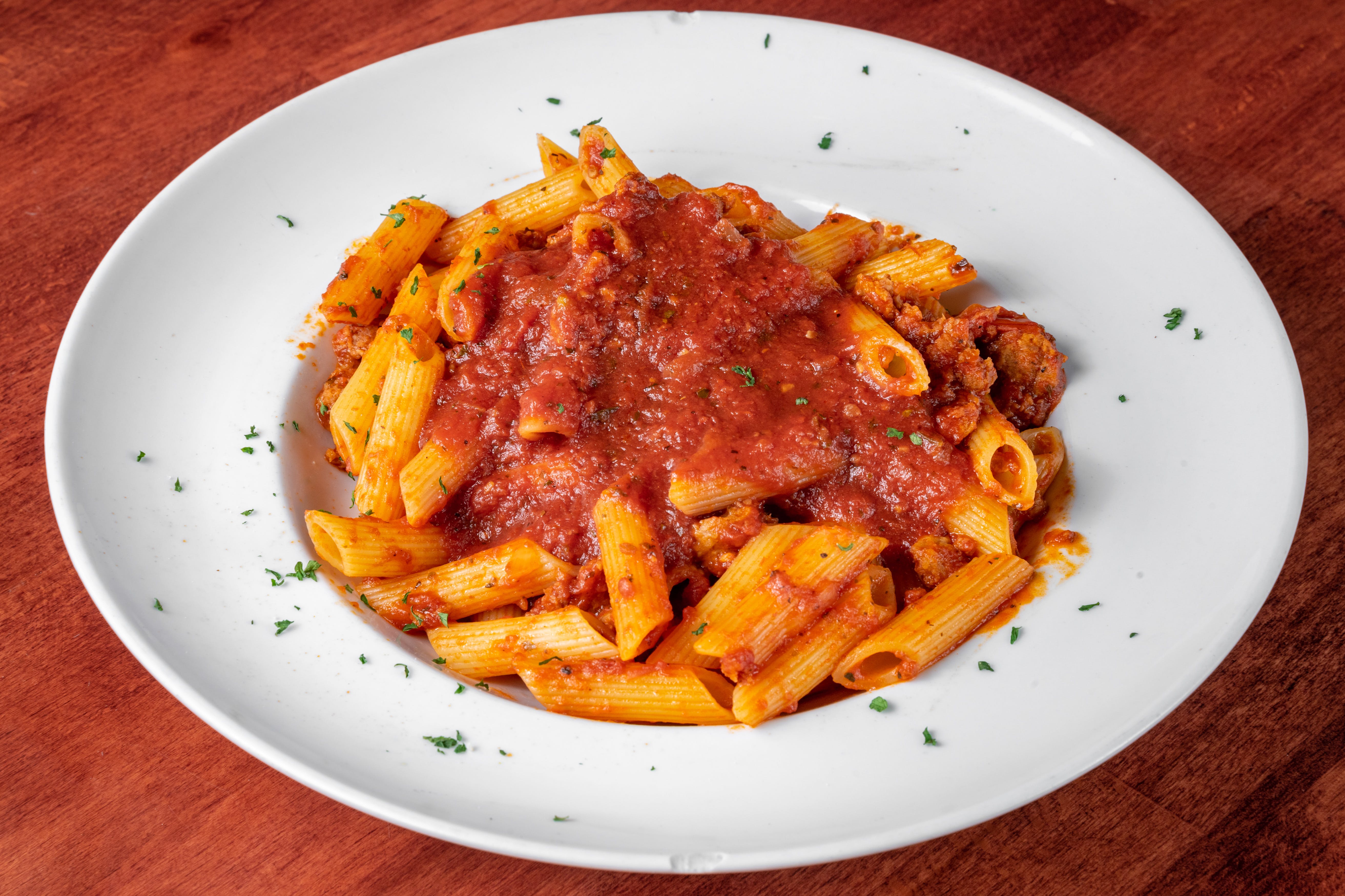 Order Pasta with Meat Sauce Catering - Served 12-14 People food online from Sali's Italian store, McKinney on bringmethat.com