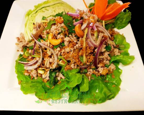 Order Crispy Rice Salad food online from Thai Thai store, Santee on bringmethat.com