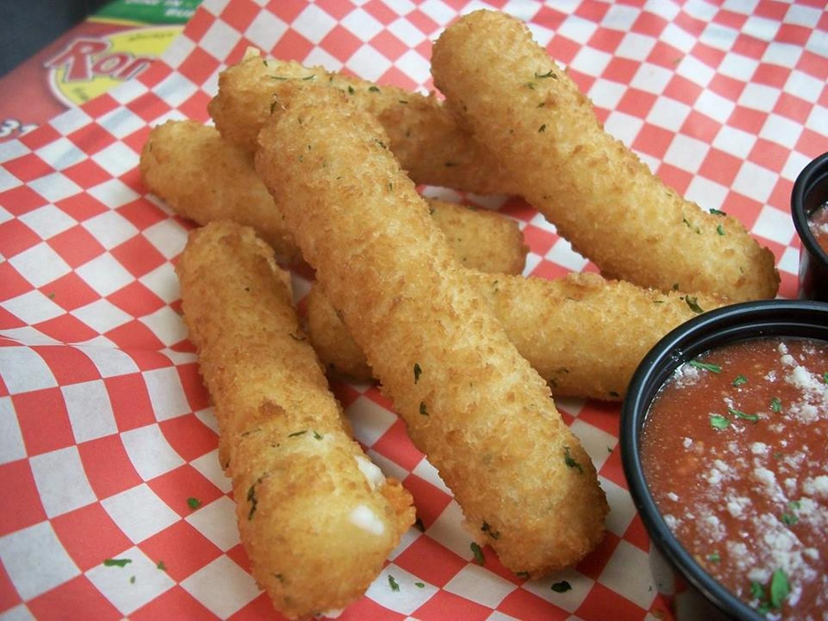 Order Fried Mozzarella Sticks 5 food online from Rondavoo store, Burlington on bringmethat.com