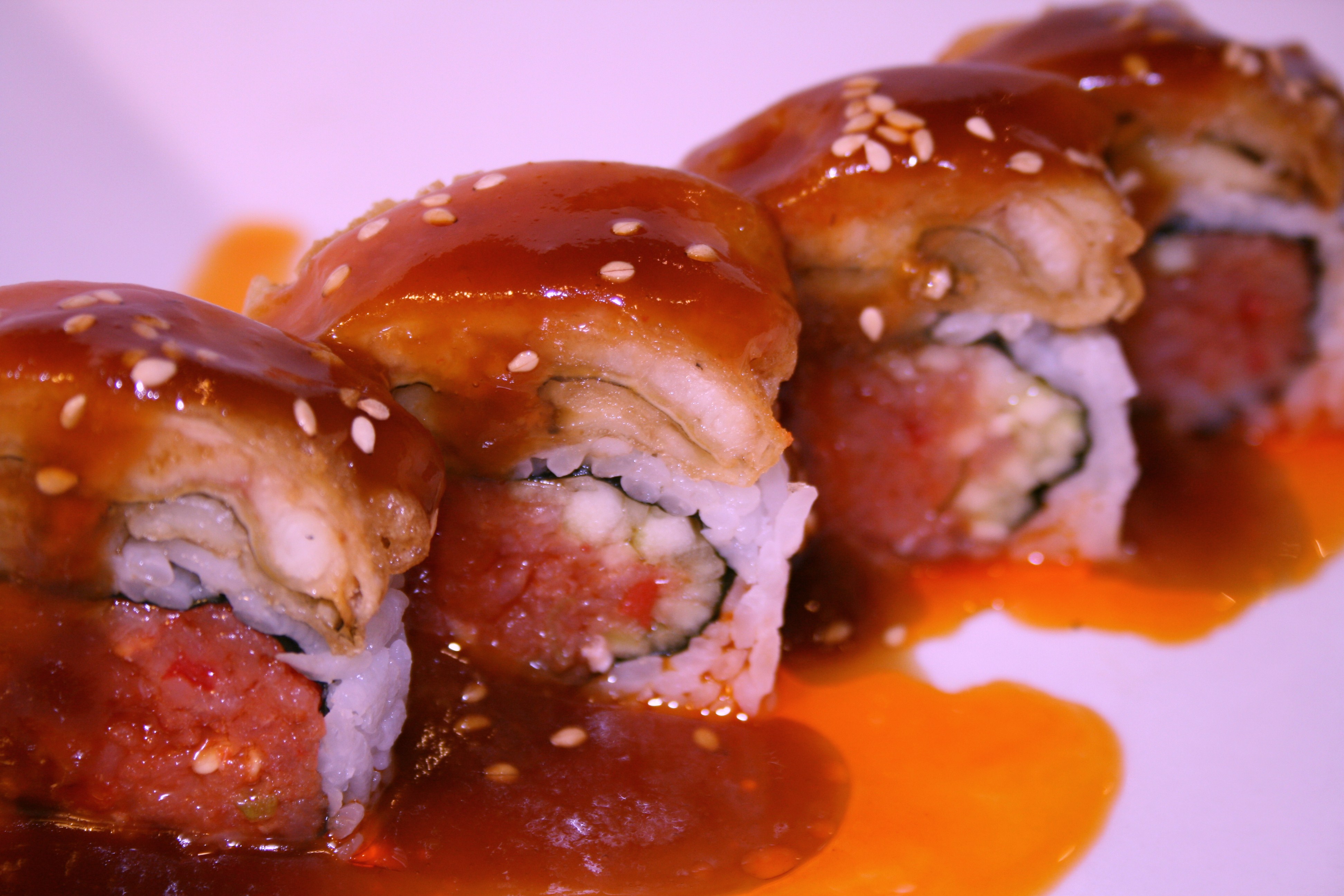 Order Dragon Roll food online from Yomama Sushi store, Camarillo on bringmethat.com