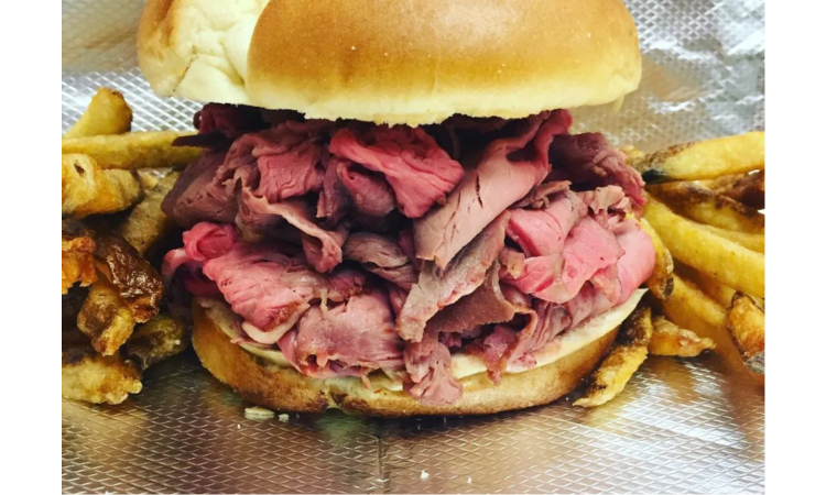 Order PIT SLICED BEEF SANDWICH food online from Beach Bully Open Pit Bar B Que store, Virginia Beach on bringmethat.com