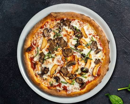 Order Chick & Shrooms Pizza food online from Parma Pizzaiolo store, San Francisco on bringmethat.com