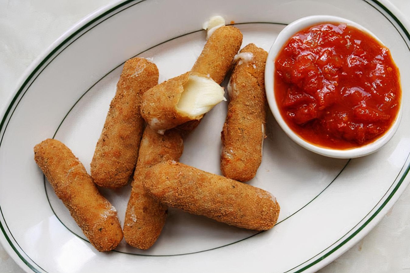 Order MOZZARELLA STICKS (6) food online from Maruca Pizza store, Seaside Heights on bringmethat.com