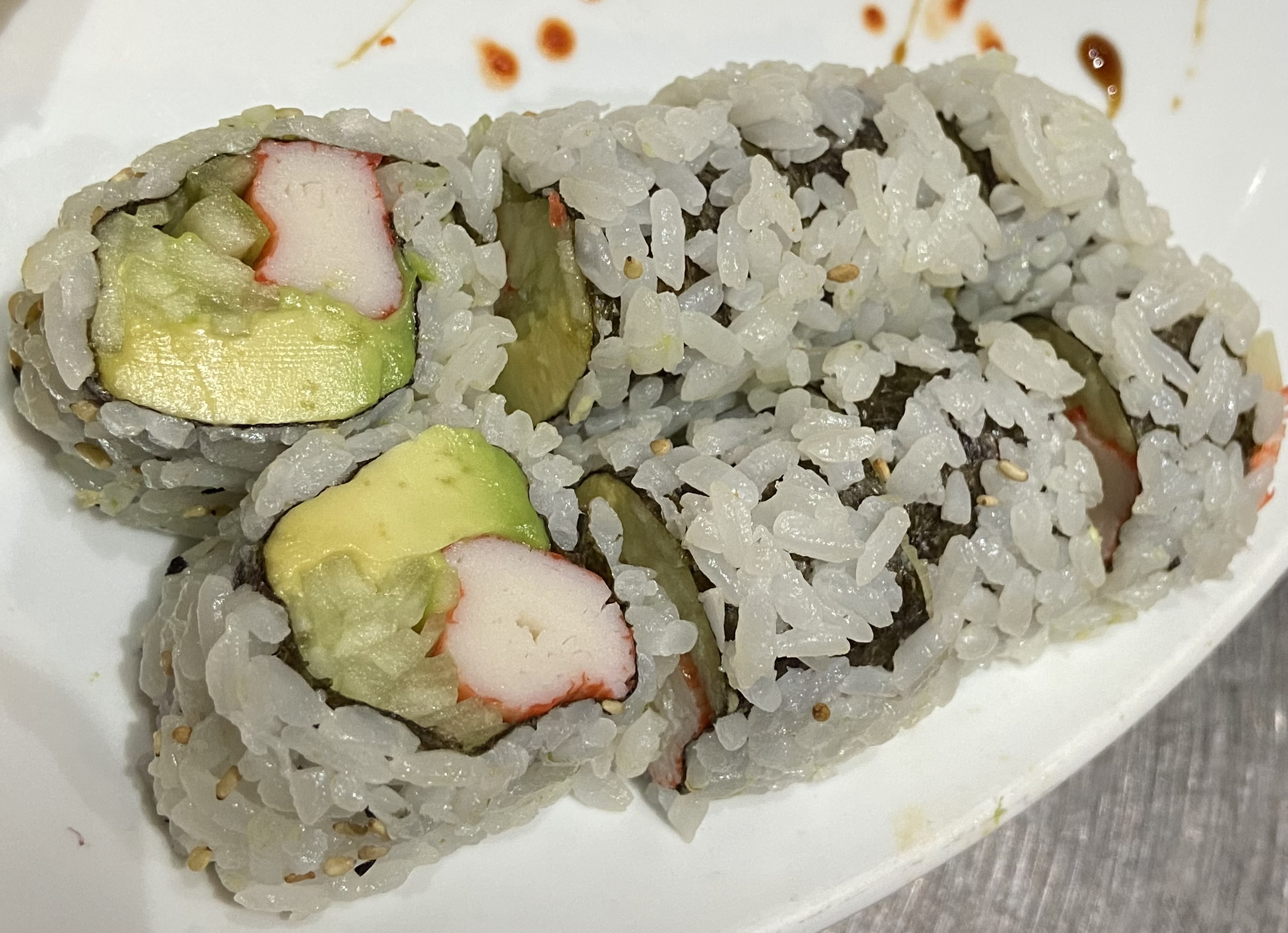 Order F10. California Roll food online from Soho Sushi store, Grand Rapids on bringmethat.com