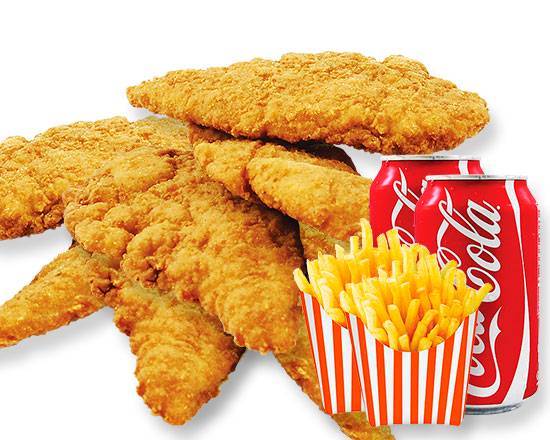 Order 8 Pieces Tenders Combo 2 fries 2 soda food online from Us Kennedy Fried Chicken store, New York on bringmethat.com