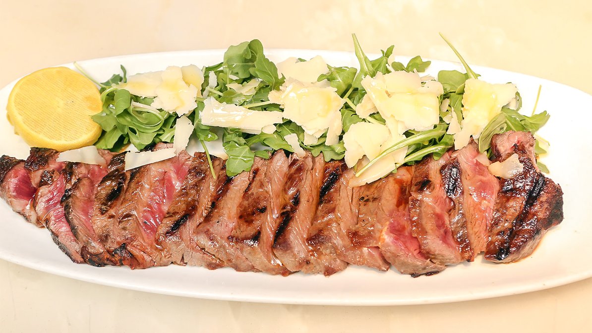 Order Angus Beef Strip Loin Steak food online from Blue Seafood Bar store, New York on bringmethat.com