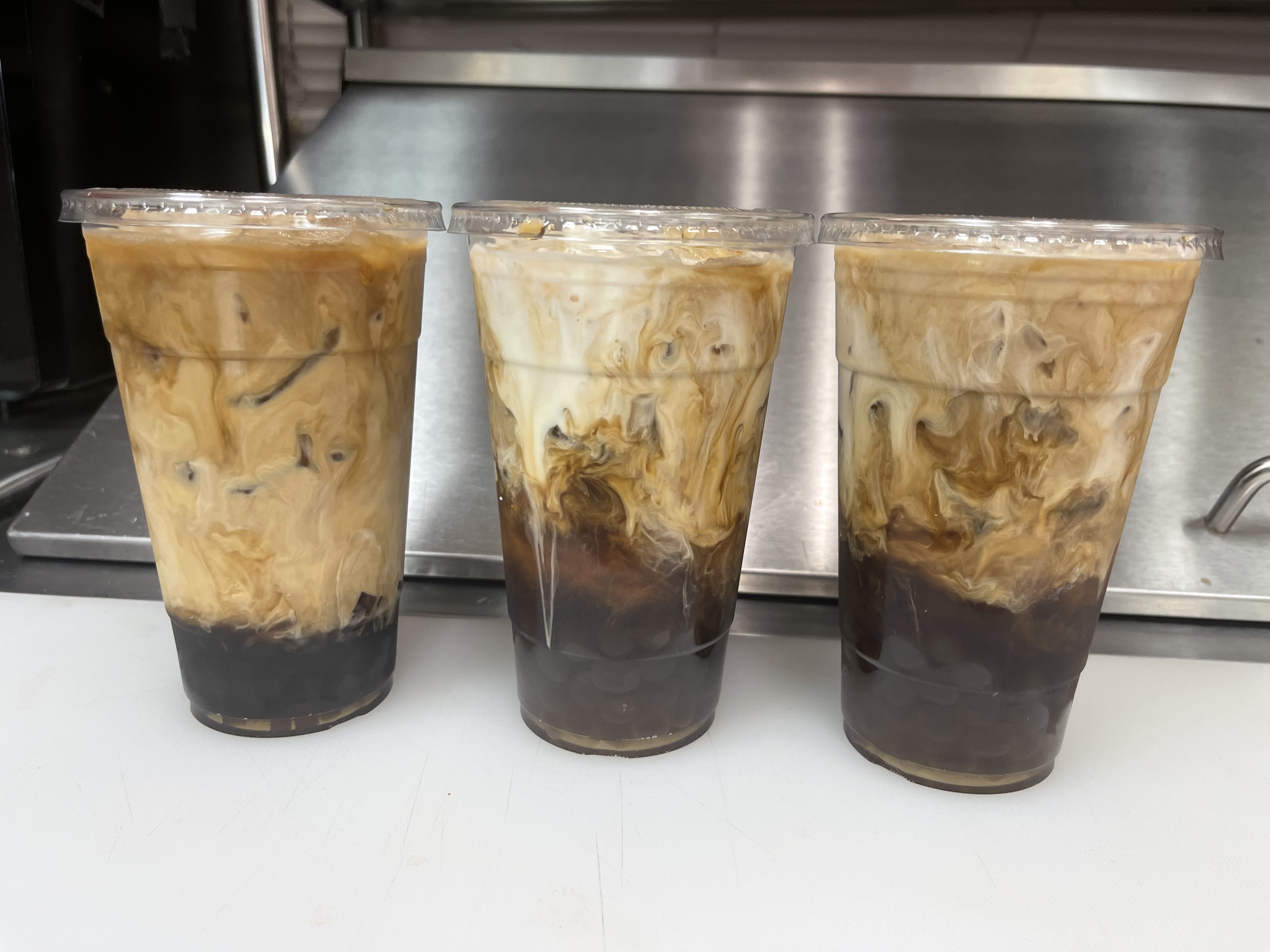 Order Iced Coffee 16oz  food online from Rainbow Donuts store, Phoenix on bringmethat.com
