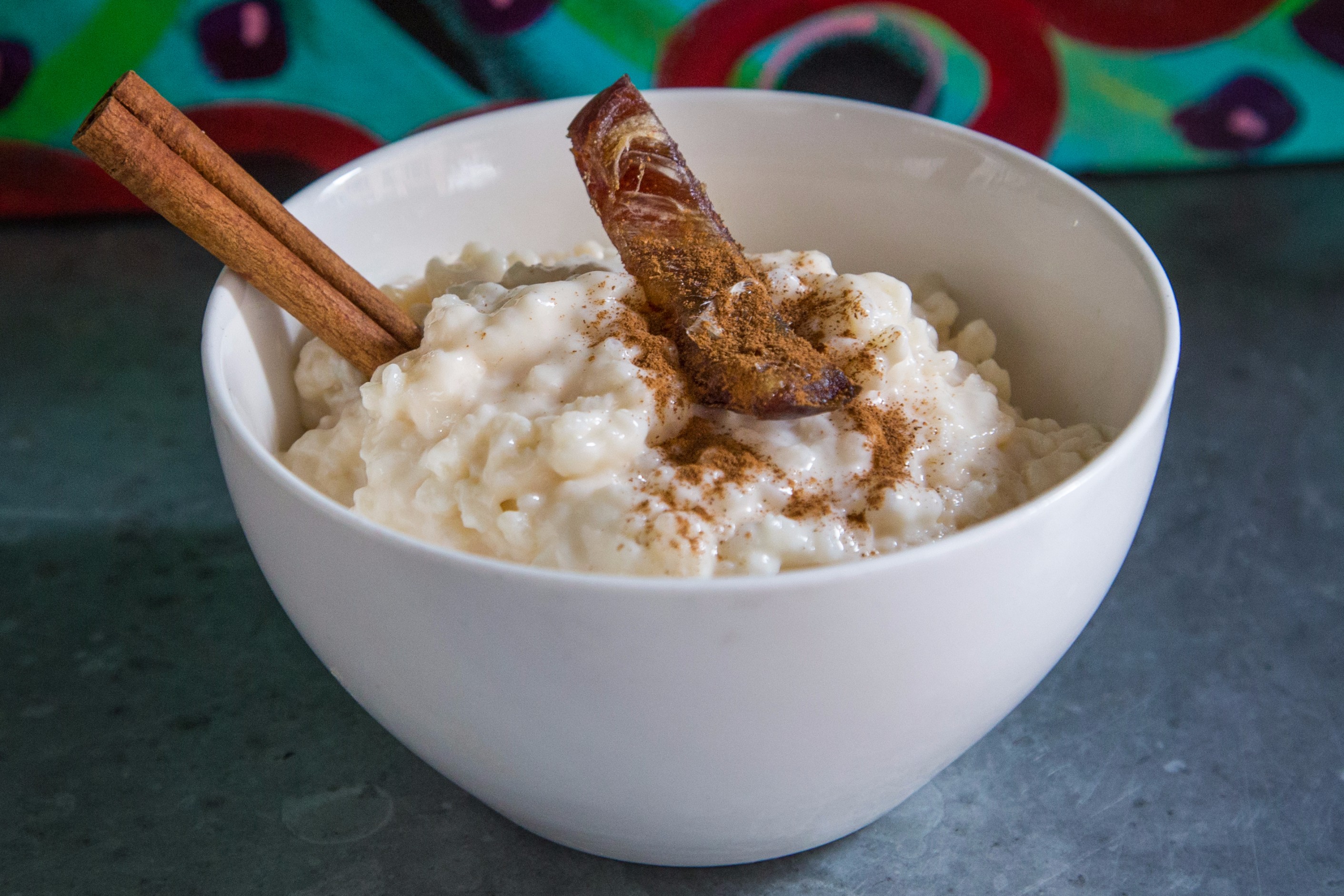 Order 62. Rice Pudding with Cinnamon and Dates food online from Al horno lean mexican kitchen catering store, New York on bringmethat.com