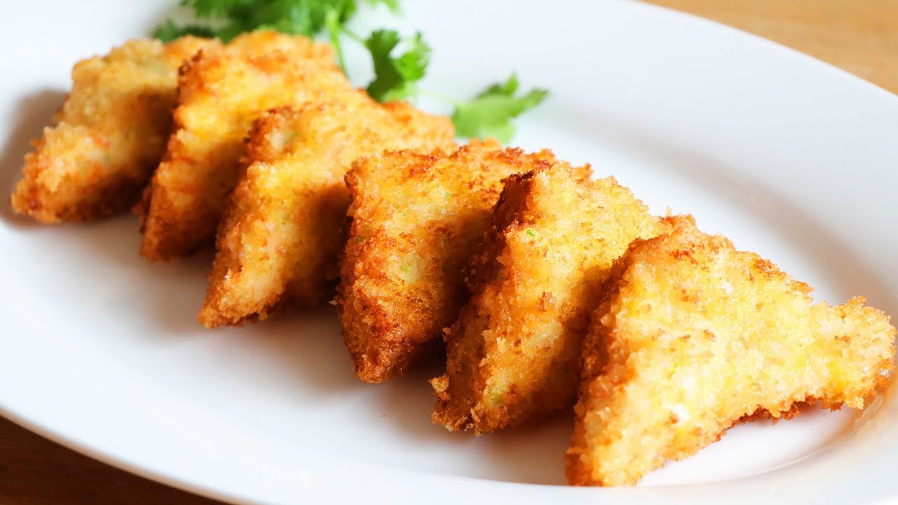 Order 4 Piece Shrimp Toast food online from Lun Asia Chef store, Philadelphia on bringmethat.com