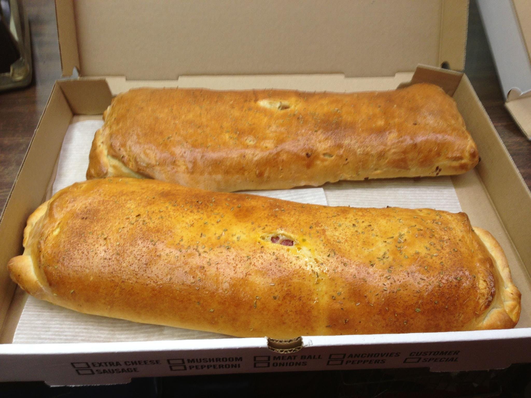 Order Original Stromboli - Small 12'' food online from Two Brothers store, Dunmore on bringmethat.com