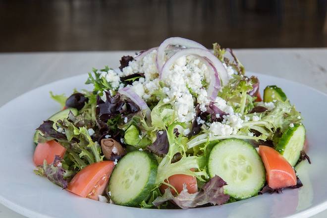 Order Greek Salad food online from Pita Jungle store, Chandler on bringmethat.com