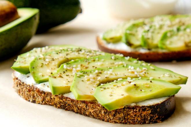 Order Regular Price - Avocado Toast food online from Pause Cafe store, New York on bringmethat.com