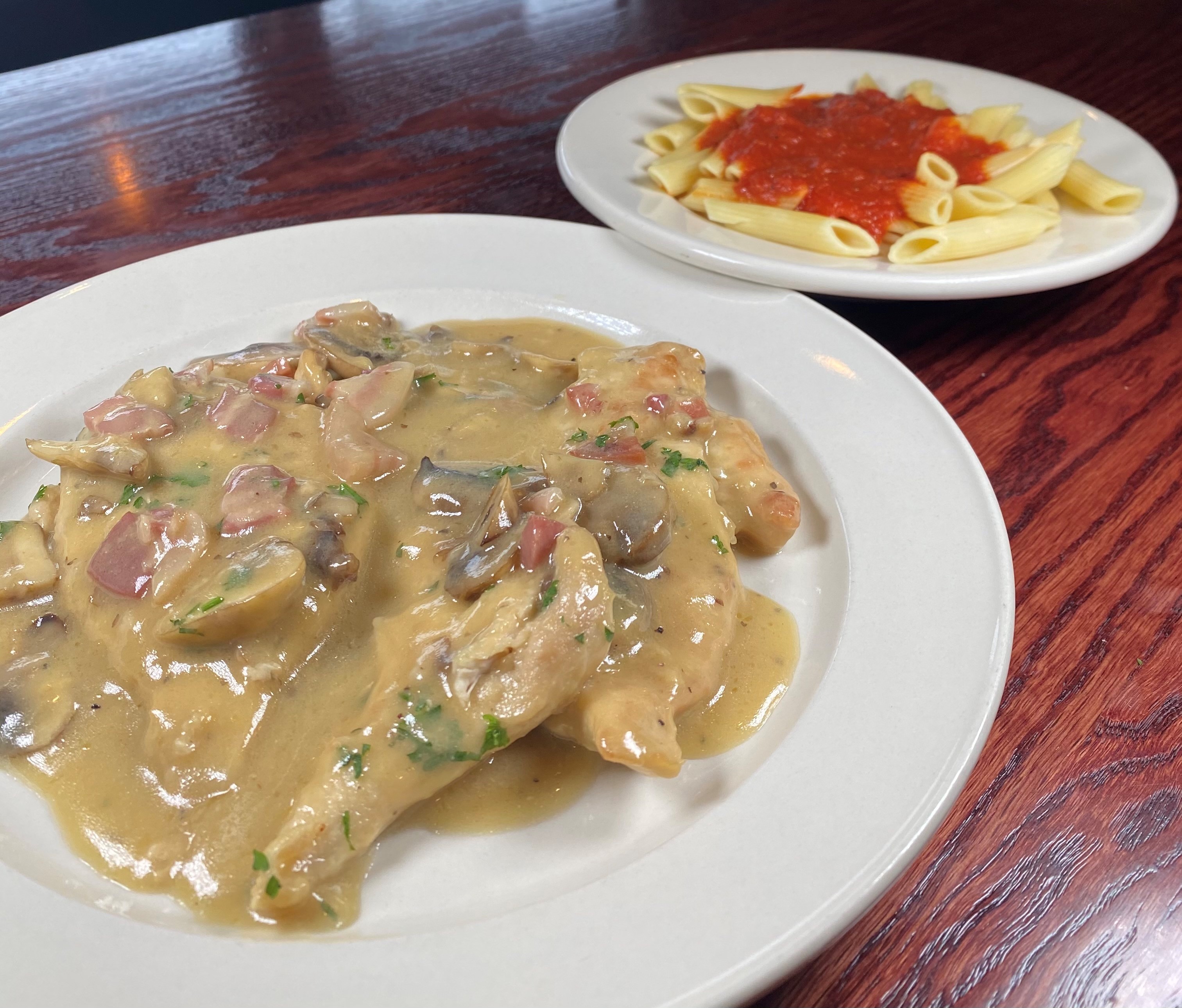 Order Chicken Marsala food online from Franklin Chateau store, Franklin on bringmethat.com