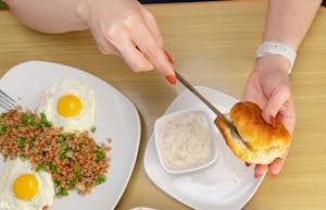 Order Garbage Breakfast (760 cal) food online from Jimmy Egg store, Oklahoma City on bringmethat.com
