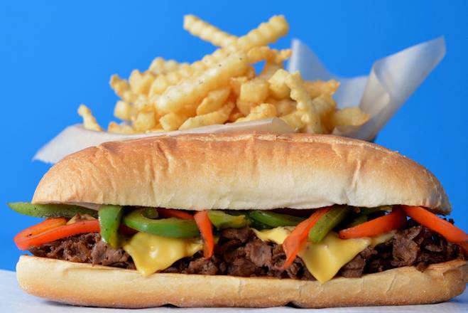 Order Grilled Pepper Cheesesteak Combo food online from Fatties Philly Cheesesteaks store, Beech Grove on bringmethat.com