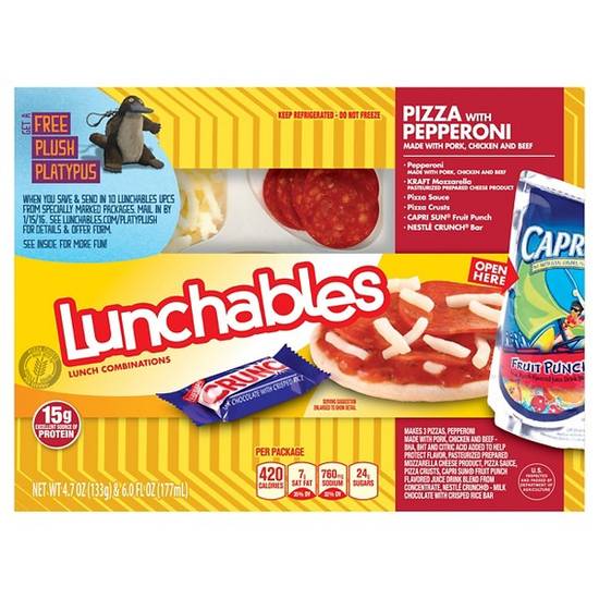 Order Oscar Mayer Lunchables Pepperoni Pizza Lunch Combo food online from Exxon Food Mart store, Port Huron on bringmethat.com
