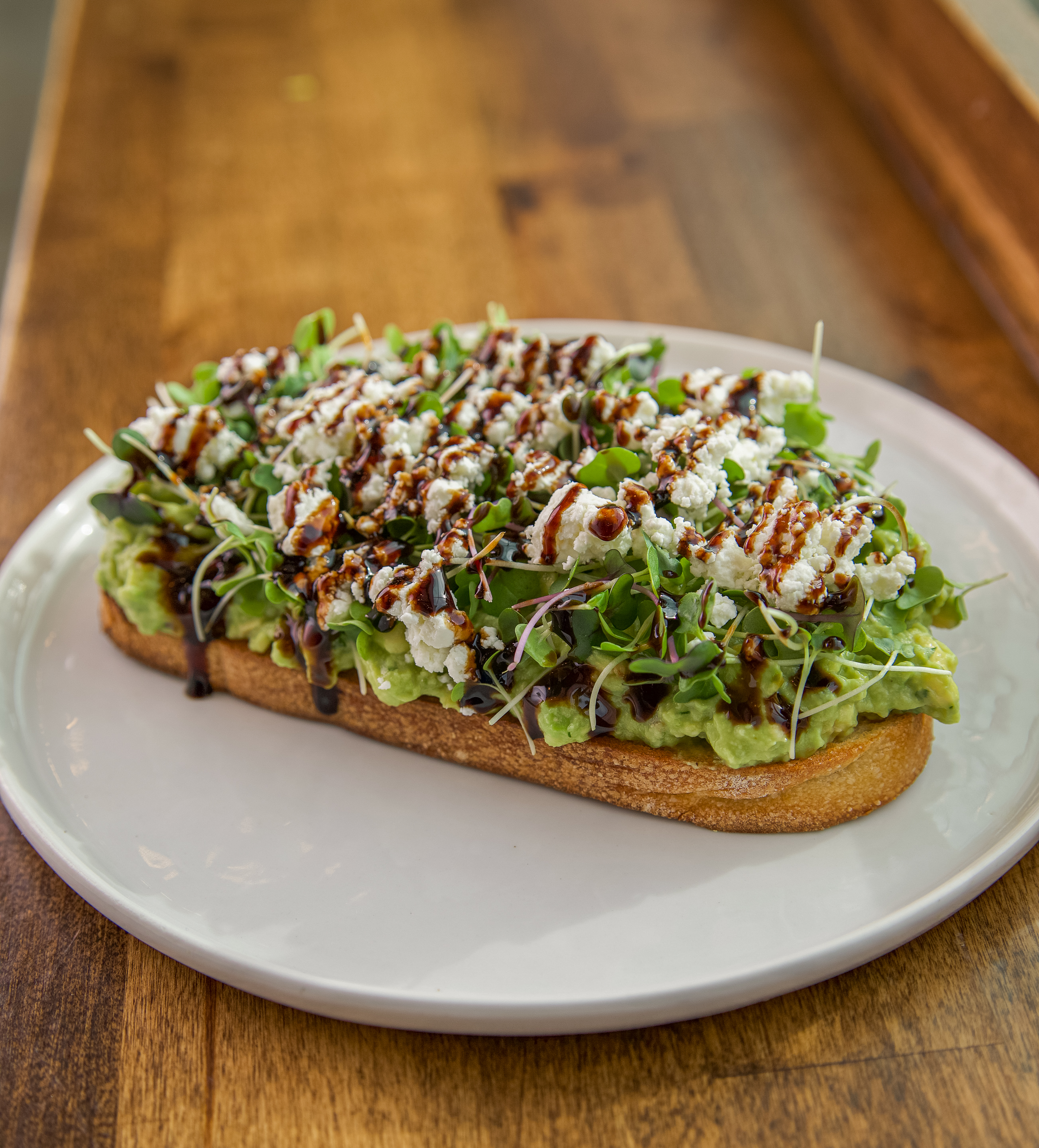 Order Goat Avocado Toast food online from Blue Bean Cafe store, Smithtown on bringmethat.com