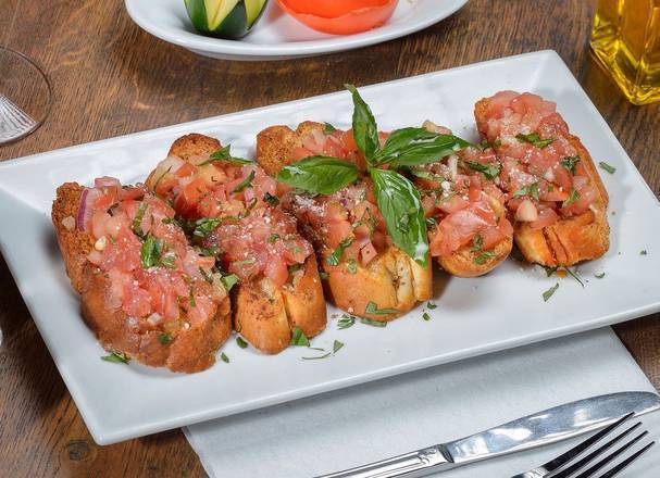Order Bruschetta (5 pcs) food online from Whippany Pizza Restaurant & Catering store, Morris County on bringmethat.com