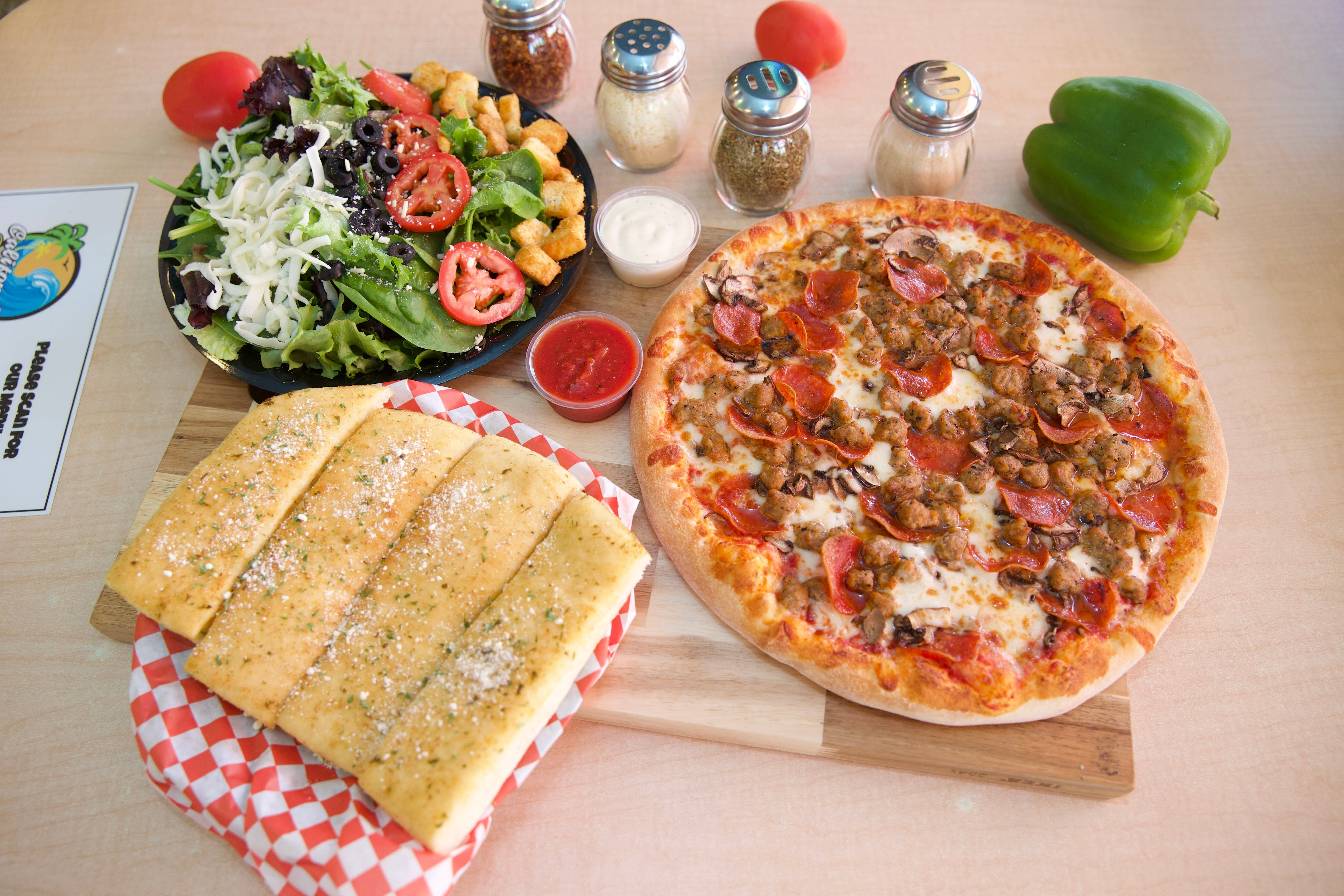 Order Manager's Special - Special (Serves 2-3 People) food online from California Pizza Place store, Anaheim on bringmethat.com