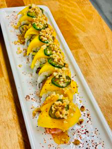 Order Mango Chili Roll food online from Kakuna Sushi store, Fremont on bringmethat.com