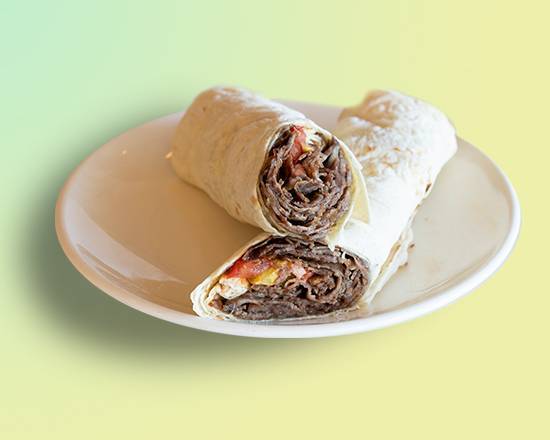 Order Legacy Lamb & Beef Shawarma Wrap food online from The Shawarma Treatment store, Daly City on bringmethat.com