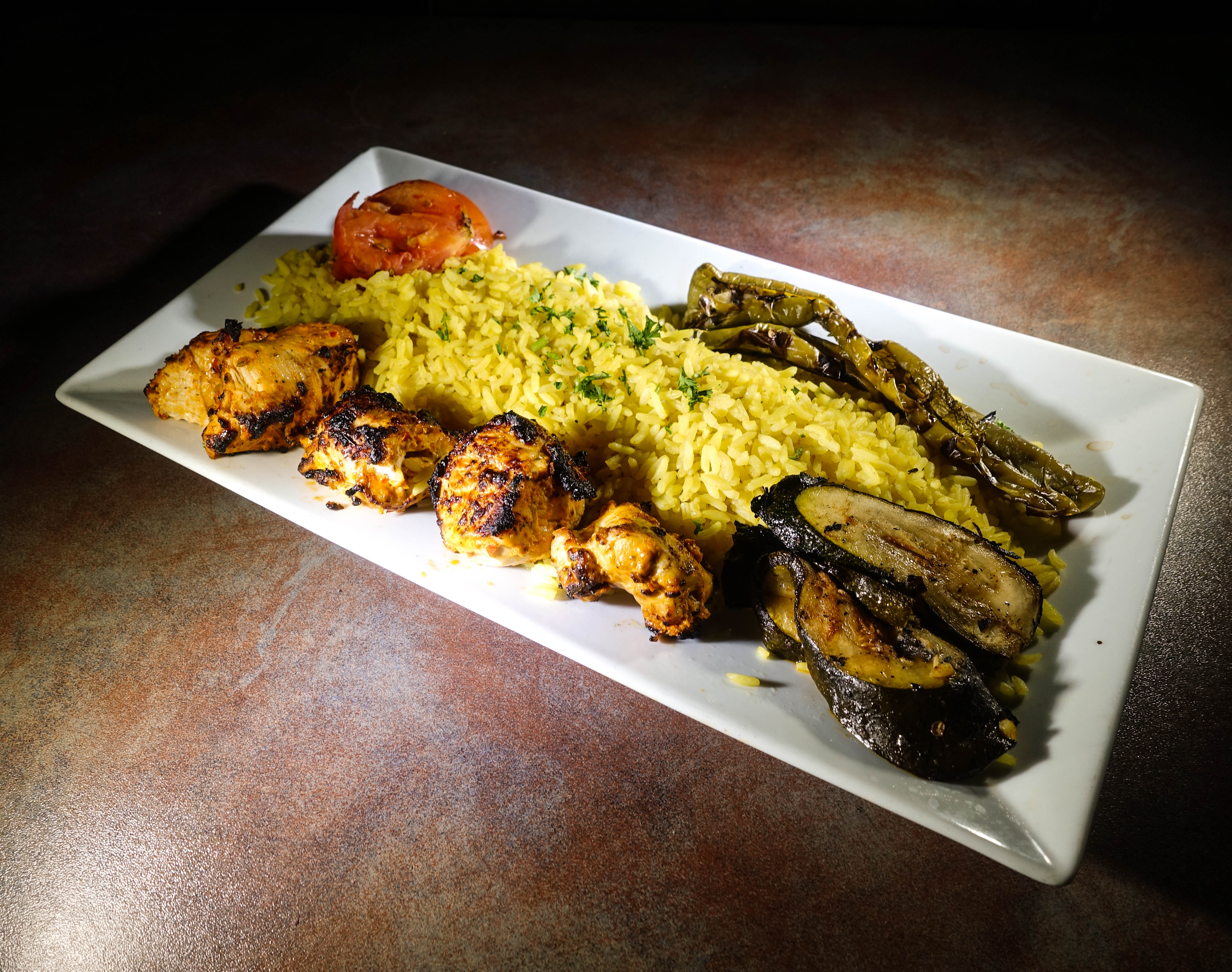 Order Chicken Kabob food online from The Grill House store, La Verne on bringmethat.com