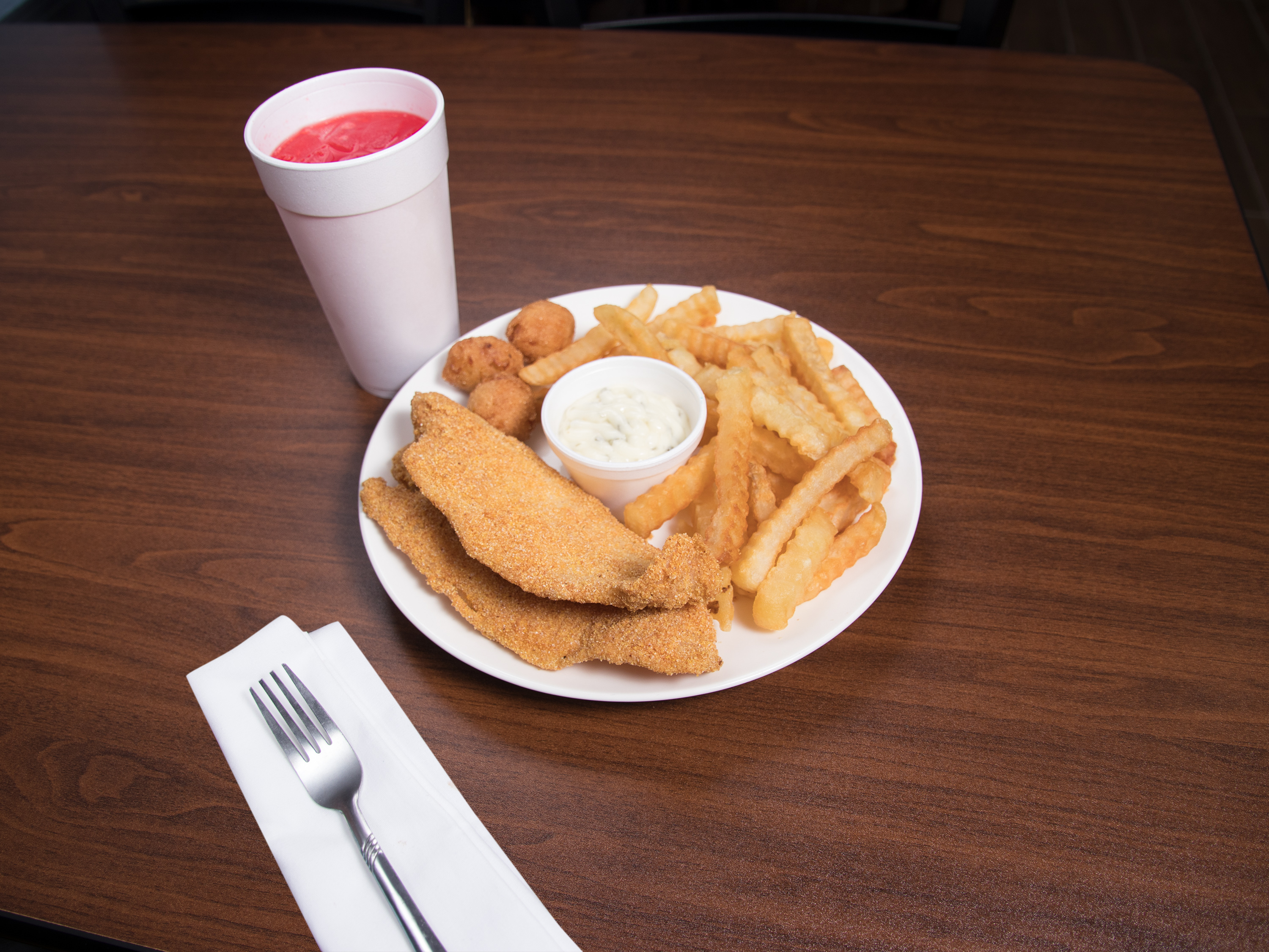 Order Catfish Combo food online from A1 Wings store, Lilburn on bringmethat.com