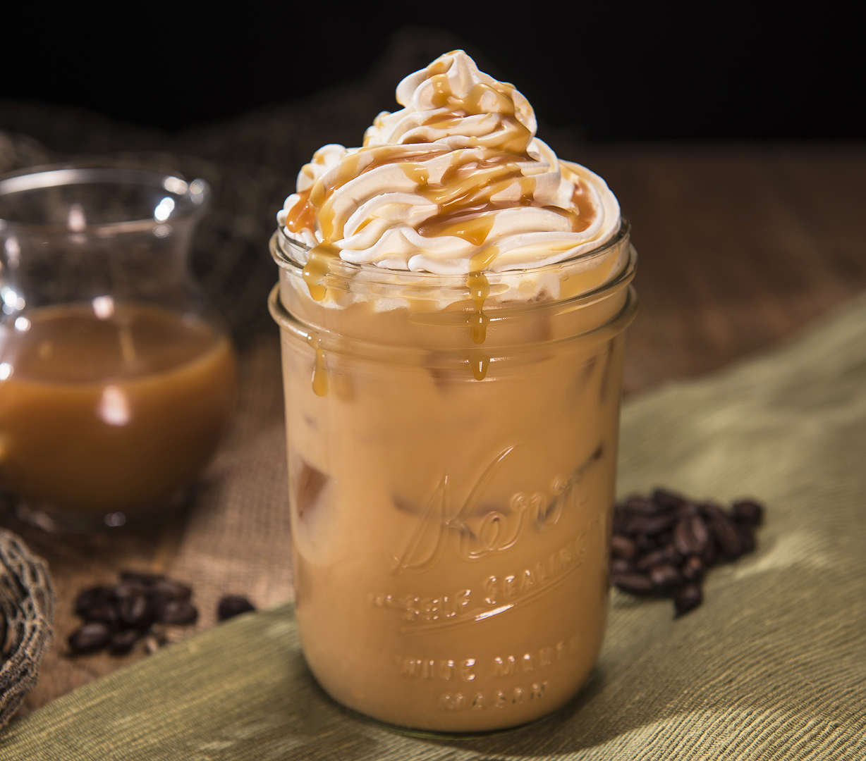 Order Iced Caramel Macchiato food online from Huckleberry store, Modesto on bringmethat.com