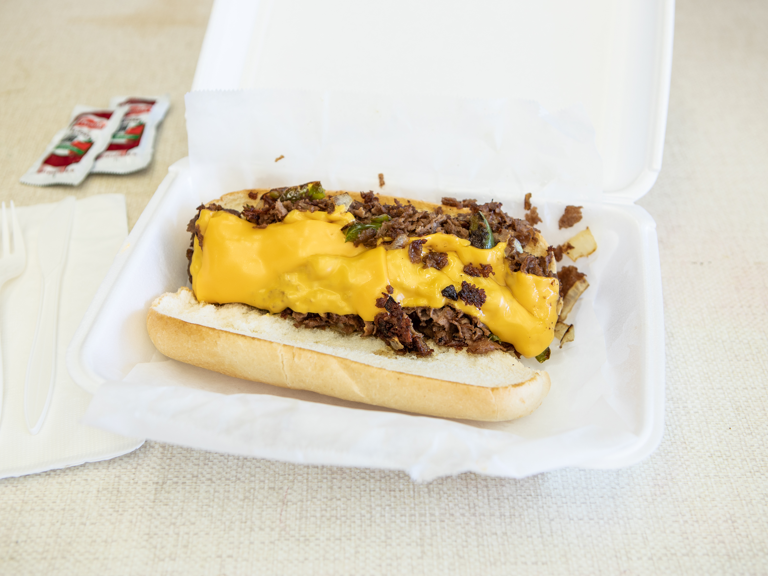 Order Philly Cheese Steak food online from Flyers Market store, East Saint Louis on bringmethat.com