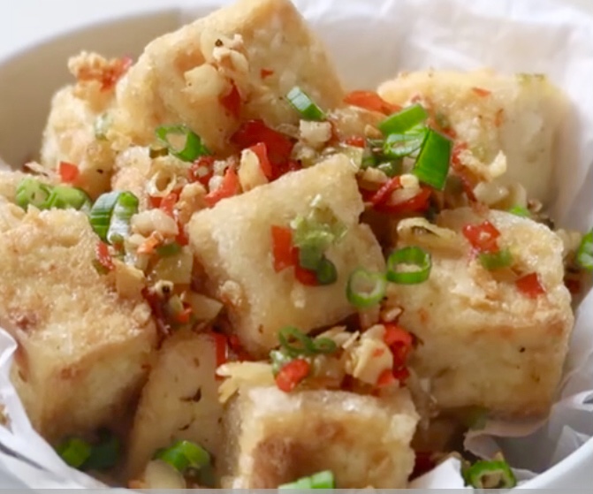 Order Salt & Pepper Tofu food online from Rice & Noodles Chinese Kitchen store, Bellevue on bringmethat.com